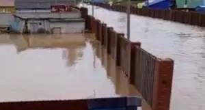 ЧС на Сахалине после циклона: под воду ушло село, размыты дороги, снесло мост ЧС на Сахалине после циклона: под воду ушло село, размыты дороги, снесло мост