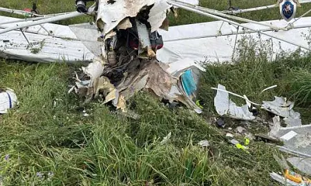Легкомоторный самолет разбился в Рязанской области, пилот погиб Легкомоторный самолет разбился в Рязанской области, пилот погиб