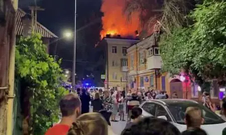 Украинские БПЛА атаковали Ростов-на-Дону. Есть разрушения Украинские БПЛА атаковали Ростов-на-Дону. Есть разрушения