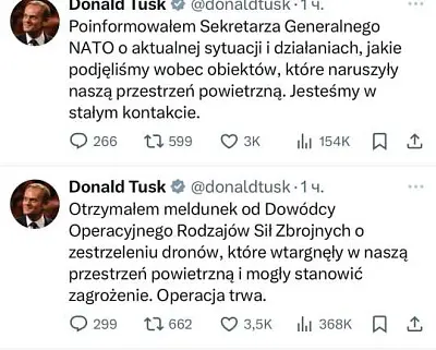 польша обвинила россию в нарушении воздушного пространства во время атаки бпла на украину - Сайт Газеты «Совершенно Секретно» польша обвинила россию в нарушении воздушного пространства во время атаки бпла на украину - Сайт Газеты «Совершенно Секретно»