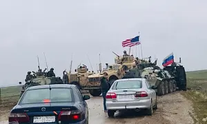 Российская ЧВК в Сирии напугала американских военных Российская ЧВК в Сирии напугала американских военных