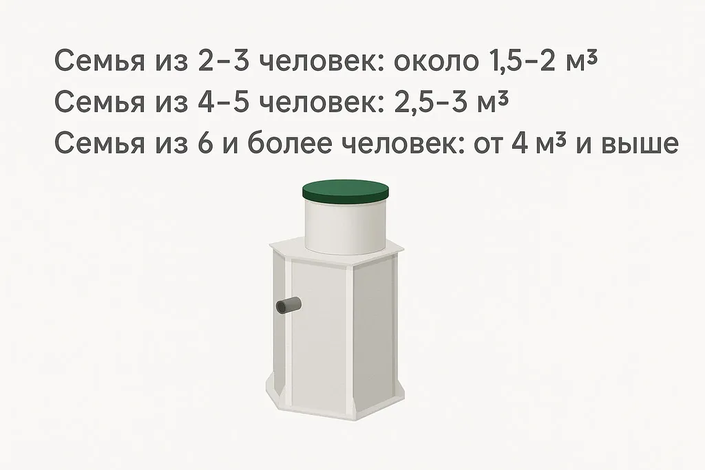 септик 4.webp объем септика расчет