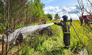 Второй легкомоторник за день. Самолет сделал «бочку» и разбился в Подмосковье