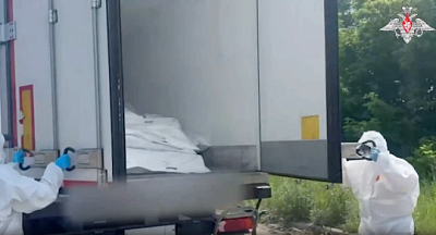 рефрижератор с телами солдат всу открыли для иностранных журналистов - Сайт Газеты «Совершенно Секретно»